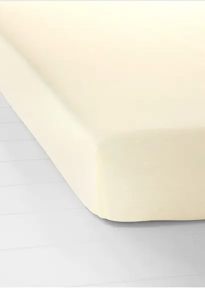 bonprix Perfekte Passform: Jersey Spannbettlaken - offwhite Begrenzt auf 3 Tage